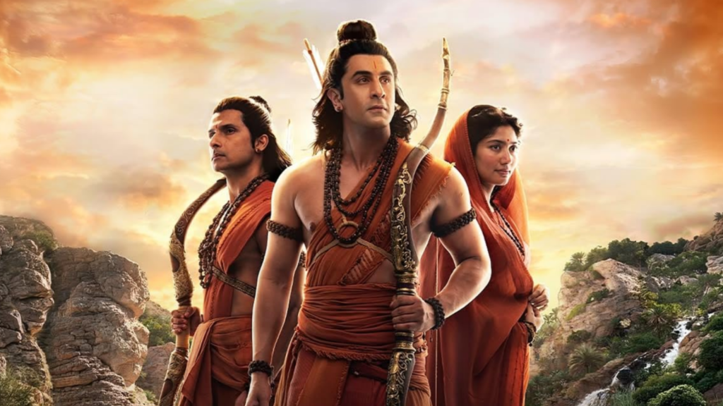 Ranbir Kapoor as Rama and Yash as Ravana in Ramayana: Part One.