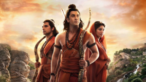 Ranbir Kapoor as Rama and Yash as Ravana in Ramayana: Part One.