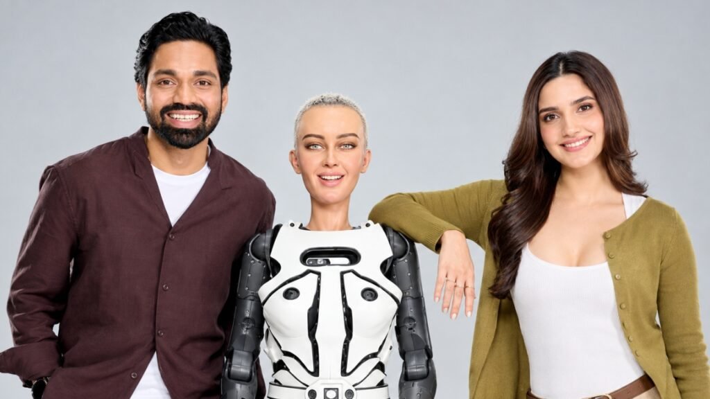 JIA humanoid robot in Kannada film Lambodhara 2.0