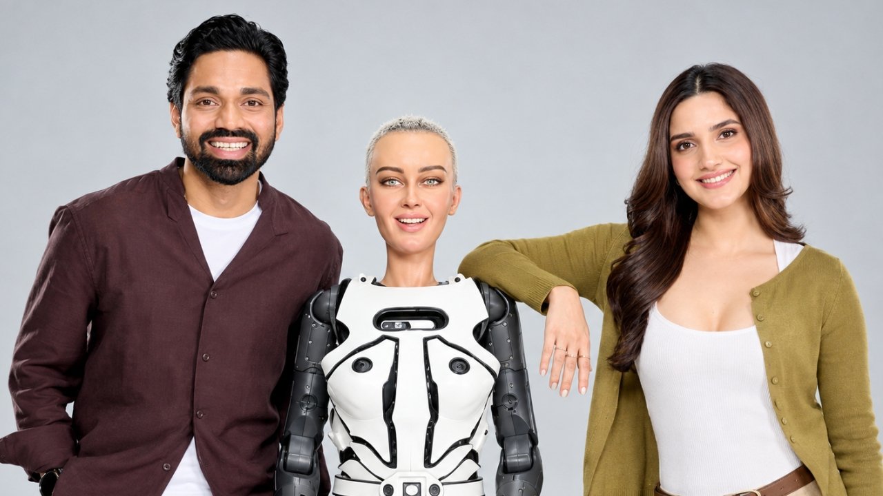 JIA humanoid robot in Kannada film Lambodhara 2.0