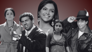 Iconic Hindi cinema actors representing the relationship between stardom and storytelling