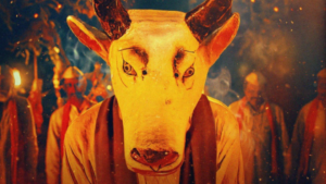 Poster of Gondhal, Santosh Davakhar’s Marathi psychological folk thriller selected as India’s official Oscar submission.