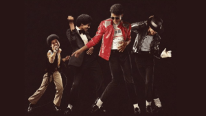 Jaafar Jackson as Michael Jackson in the biopic Michael