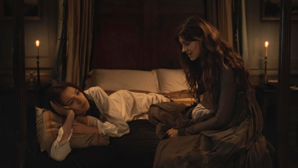 Daisy Edgar-Jones and Esmé Creed-Miles in Georgia Oakley’s Sense and Sensibility